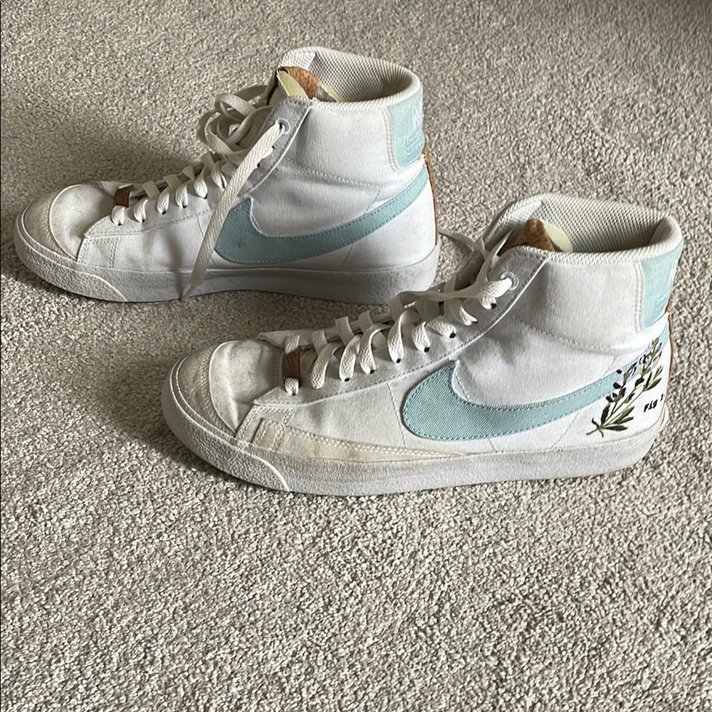 Nike Blazers White High-Top Sneakers